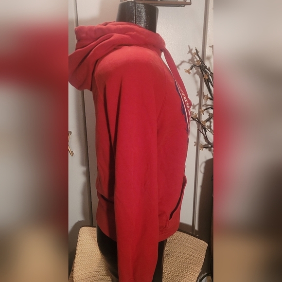 H&M Divided Red Pullover Hoodie S - Picture 4 of 7